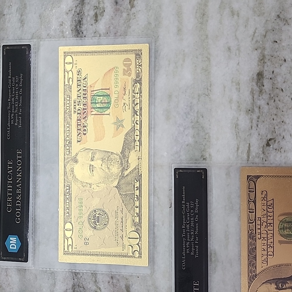Gold Banknote Collection Set - Picture 5 of 7